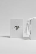 White Fabric Lion Box